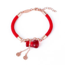 Rope Bracelet Woman Good Luck Money Bag Adjustable Women Bracelet Red J3001 Hot Sale Creative Alloy Unisex Charm Bracelets